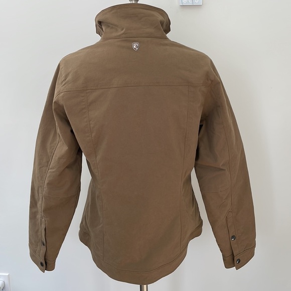 Kuhl Women’s Canvas GENERATR FLANNEL LINED jacket Womens medium - Picture 4 of 13